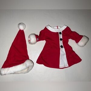 American Girl Festive Red and White Costume Set